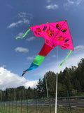 Pink-Fish Delta Dragon häntällä useissa iloisissa väreissä - Exclusive Dragon osoitteesta www.Drake.nu