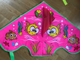 Pink-Fish Delta Dragon häntällä useissa iloisissa väreissä - Exclusive Dragon osoitteesta www.Drake.nu