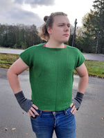 Stickad väst (ärmlös tröja) unisex i 100% alpacka (Flera färger) - Made in Sweden
