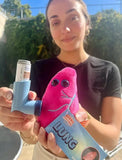Lunga Av Giant Microbes Gossedjur förstorade 1000-tals gånger