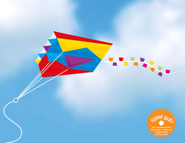 Pocket Dragon Rainbow DRAKE / CERF-VOLANT De poche / Pocket Rainbow Kite saksalaiselta Güntheriltä