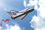 NASA:n avaruussukkula 3D Dragonissa American Wind n Sunilta.