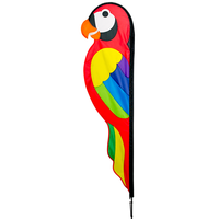 Pappegoja Banner 140cm hög! (Pappegojflagga med stång)