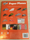 Paper Planes - paperitaittokirja (origami), jossa on 10 piirustusta ja 40 origamipaperia (Galtin Paper Planes)