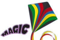 Magic / Magic Dragon - Premium-lohikäärme, jossa on 2 pitkää 6 metriä! hännät. Dragon lasikuituvahvisteista polyesteriä, saksalaiselta Günther Flugspielen!