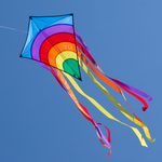 Multi-tailed Cross Dragon Blue / Rainbow Eddy Yellow