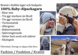 Stickfabrikenin uskollinen Alpacan harmaa-musta hattu / poolo