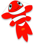 Guldfisk drake / Cerf-volant poisson Rouge / Goldfish Kite Red (REA 35%)