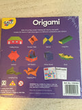 Origami - paperin taittokirja (origami), jossa on 10 piirustusta ja 50 kaksiväristä origamipaperia (Galtin Origami)