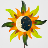Sunflower Moonlight - Tuulipyörre metallissa - (Tuulipyörä) (Windrat)