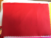 Ripstop Polyester Red - vahva lasikuituvahvistettu kangas leijarakenteeseen.