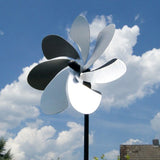 Wind Spinner Stainless Flower Ø28cm ruostumatonta terästä - Valmistettu Saksassa / Windrat / Wind Wheel