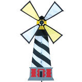 Hatteras LIGHTHOUSE by Premier Kites / Windmill mustavalkoinen raidallinen American Premier Kitesista