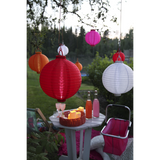 Solar Paper Lantern Festival Red