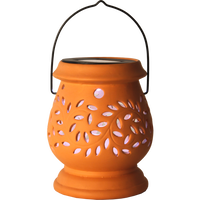 Solar Lantern Clay Orange