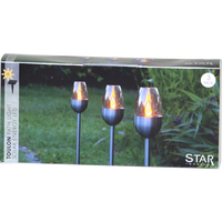 Solar Bollard 3 Pack Toulon