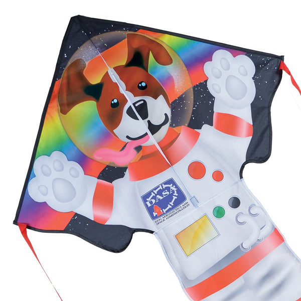 Rymdhunden Drake - Large EASY FLYER Dog side of the Moon(Astronaut) by Premier Kite USA