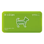Gem som ser ut som en hund - Midori D-clip 20st