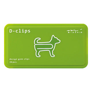 Gem som ser ut som en hund - Midori D-clip 20st