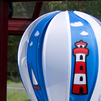 Nautic Balloon Spiral (sininen) - Riippuva tuulitakki - Satorn Air Balloon Spiral 28x43cm