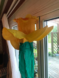 Pingst-/Påsklilja (Daffodil) från Belgiska Didakites / Vindsäck / Vindstrumpa / Windsack - Daffodil Wind Sack - WAVE - Vindstrut / Vindkon / Vindsocka