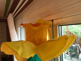 Pingst-/Påsklilja (Daffodil) från Belgiska Didakites / Vindsäck / Vindstrumpa / Windsack - Daffodil Wind Sack - WAVE - Vindstrut / Vindkon / Vindsocka