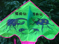 Beetle - Keltainen delta-lohikäärme, jossa on häntä useissa iloisissa väreissä - Exclusive Dragon osoitteesta www.Drake.nu