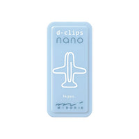 Gem som ser ut som ett flygplan - Midori D-clip nano 16st