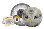 HPV virus / Livmoderhalscancer(mjukisdjur ca15cm i diameter ) - humant papillomvirus - GiantMicrobes från USA - flera storlekar