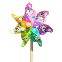 Vindsnurra Moulin Unicorn Enhörning - Liten klassisk leksak i trä med tjocka plastvingar