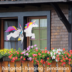 Unicorn Windmill (roikkuu tai seisoo maassa) / Enhötning Windgame