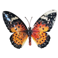 Metallinen seinäkoristelu Painted Lady Butterfly, 35cm. Perhonen seinäkoristelu.