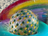 Iso Glitter-kylpypallo ananaksella