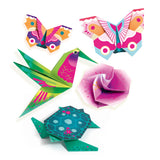 Origami från Tropikerna, Djeco, Fåglar, Fjärilar m, blommor, sköldpaddor och andra djur från tropikerna