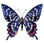 Metalliseinien koristelu Imaginative Dark Thistle Butterfly (mustavalkoinen), 35cm perhonen. Butterfly Wall Decoration Sormus Hame Decor.