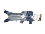 Sininen kimono 70cm / Madame Mo France (鯉 幟 / Perinteinen japanilainen tuulistrutsi / tuulisukka)