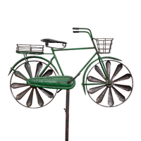 Cykel City Bike Grön Vindspel / Vindsnurra / Pyörä / Polkupyörä / Velo / Tuulipeli / Tuulipyörä