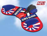 Gyro Glider - Kevyt heittolentokone, joka heittää gyropyörillä - saksalainen Günther Flugspiele.