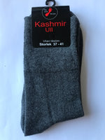Cashmere sukka löysä joustava musta / vaaleanharmaa / tummanharmaa (tuonti)