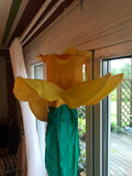 Pingst-/Påsklilja (Daffodil) från Belgiska Didakites / Vindsäck / Vindstrumpa / Windsack - Daffodil Wind Sack - WAVE - Vindstrut / Vindkon / Vindsocka